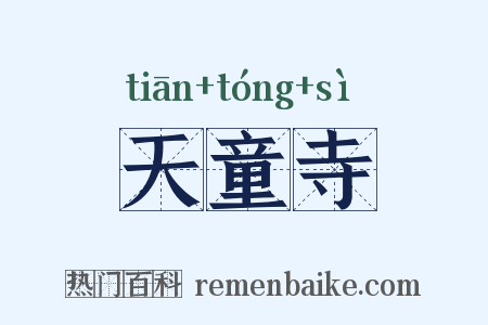天童寺是什么意思的图片